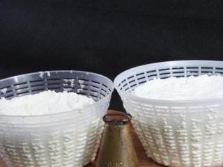 fuscelle di ricotta fresca